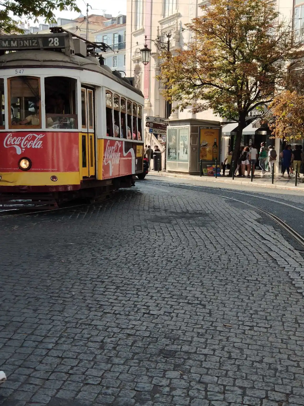 famous tramway in lisbon