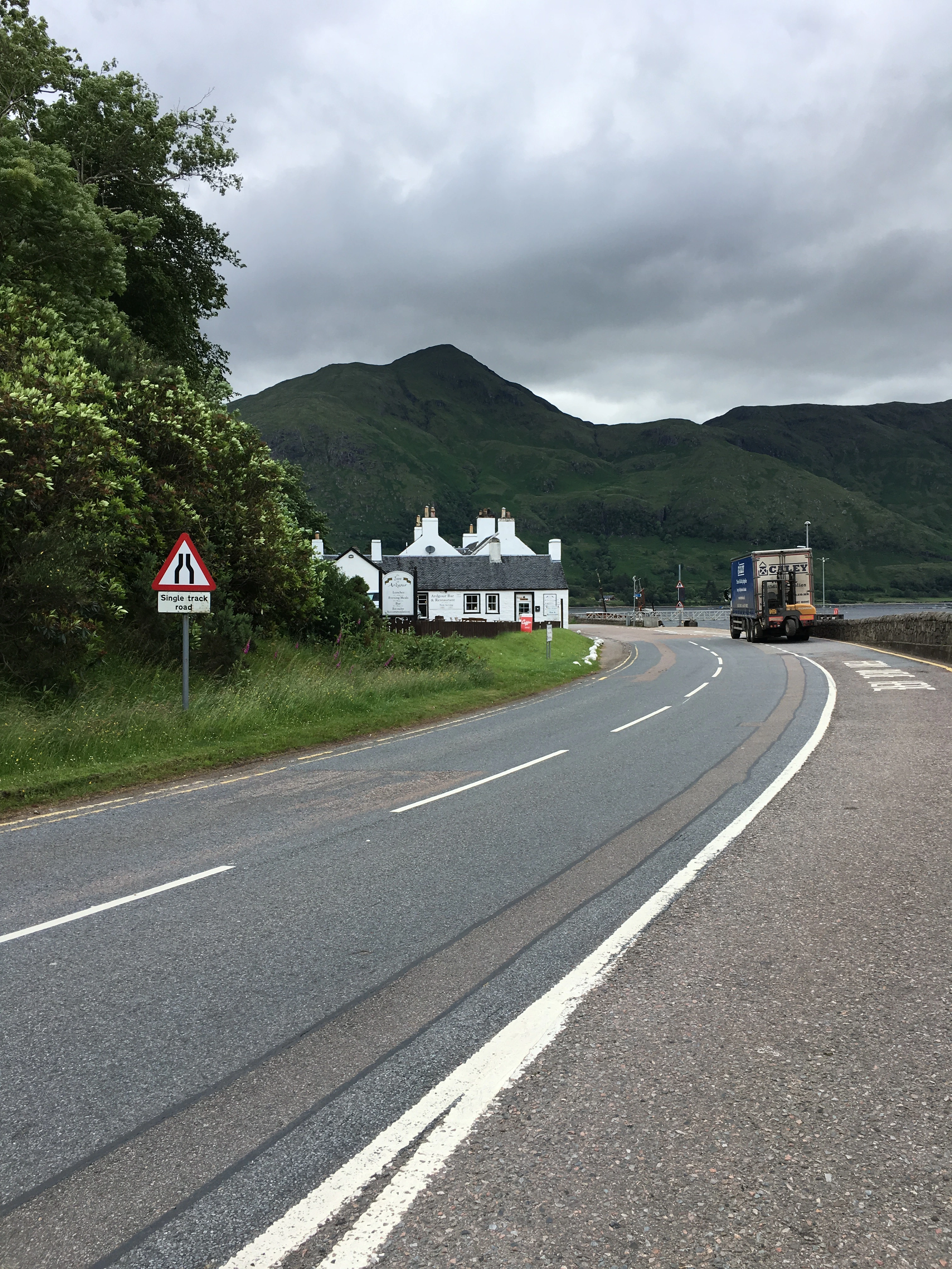 picture of a road in scotland